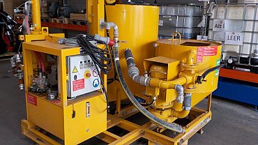 Microtunneling bentonite dosing plant Häny IC1100 Down2earth 2