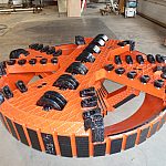 Custom made microtunneling cutting wheel 5