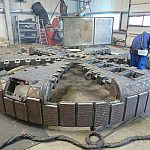 Custom made microtunneling cutting wheel 8
