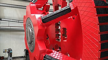 Custom made microtunneling cutting wheel Down2earth 2