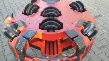 Microtunneling rock cutting wheel AVN800 Herrenknecht Down2earth